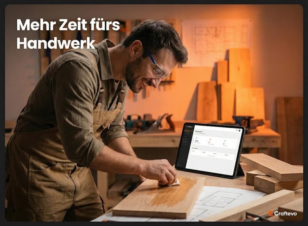 Mehr Zeit fĂĽrs Handwerk